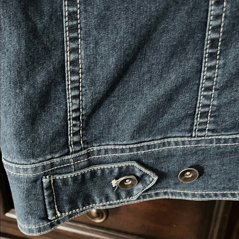 Coldwater Creek Dark Blue Denim Jacket - Picture 5 of 6